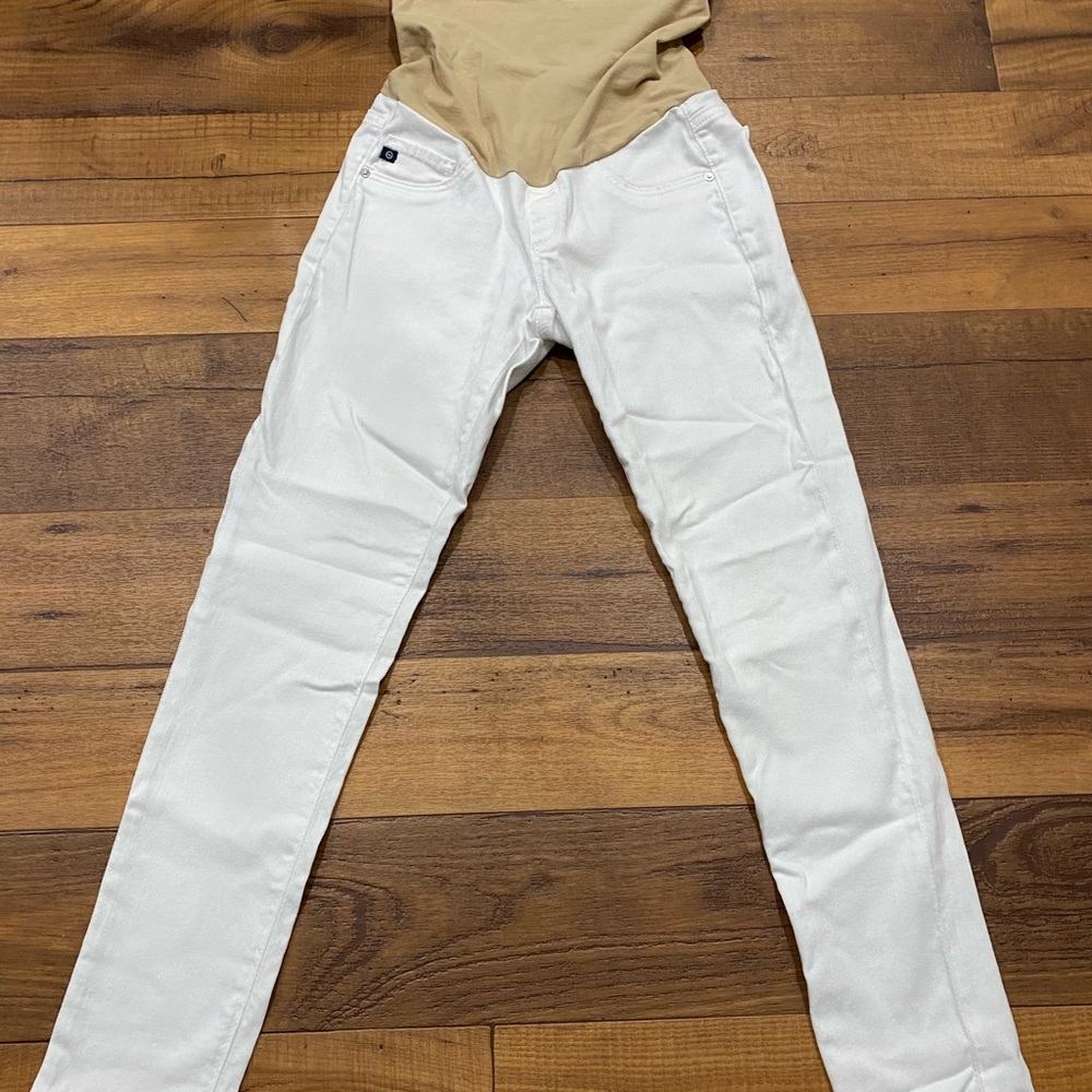 AG Adriano Goldschmied White Skinny Jeans